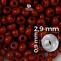 Preciosa Rocailles 8/0 2,9 mm Braun 93300 50 g