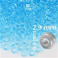 Preciosa Rocailles 8/0 2,9 mm Blau 60000 50 g