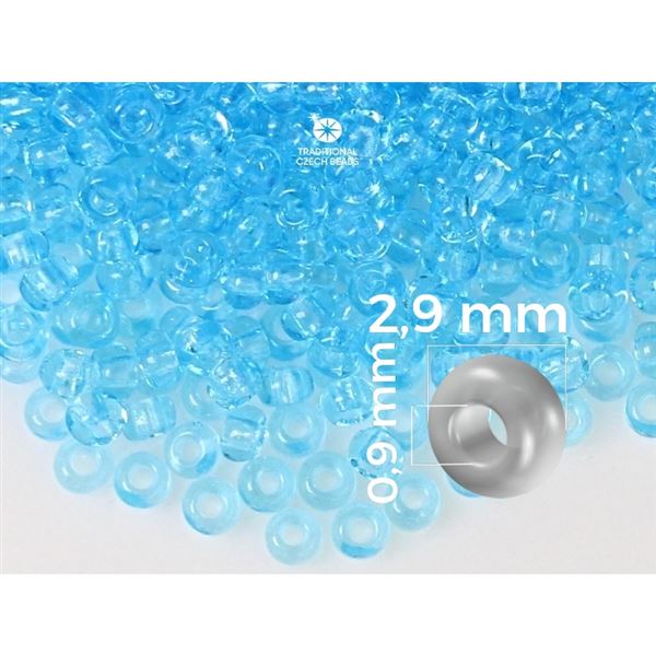 Preciosa Rocailles 8/0 2,9 mm Blau (60000) 50 g