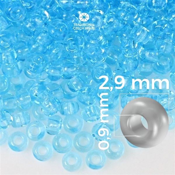 Preciosa Rocailles 8/0 2,9 mm Blau 60000 50 g