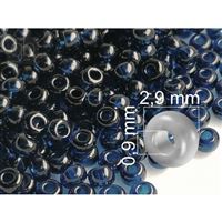 Preciosa Rocailles 8/0 2,9 mm Blau (60100) 50 g