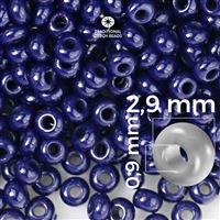 Preciosa Rocailles 8/0 2,9 mm Blau 33080 50 g