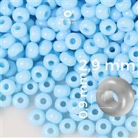 Preciosa Rocailles 8/0 2,9 mm Blau 63000 50 g