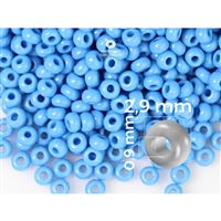 Preciosa Rocailles 8/0 2,9 mm Blau (63080) 50 g
