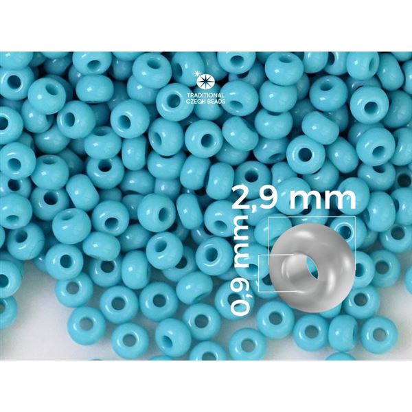 Preciosa Rocailles 8/0 2,9 mm Blau (63030) 50 g