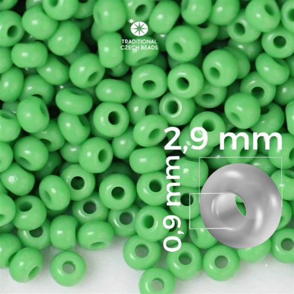 Preciosa Rocailles 8/0 2,9 mm Gr�n 53210 50 g