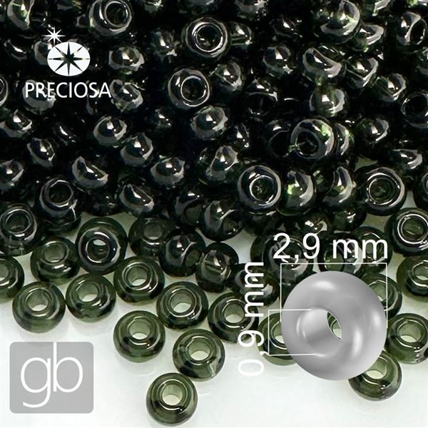 Preciosa Rocailles 8/0 2,9 mm Gr�n 50290 50 g