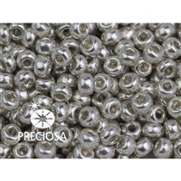 Preciosa Rocailles 8/0 2,9 mm Silber (01700) 20 g