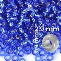 Preciosa Rocailles 8/0 2,9 mm Blau 37050 20 g