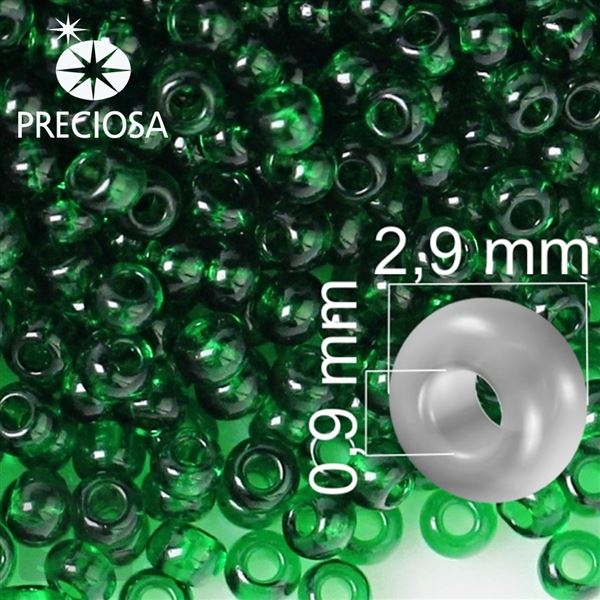 Preciosa Rocailles 8/0 2,9 mm Grn 02154 20 g