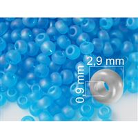 Preciosa Rocailles 8/0  2,9 mm Blau (61030) 20 g