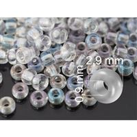 Preciosa Rocailles 8/0  2,9 mm Klar AB (58205) 20 g