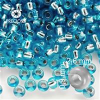 Preciosa Rocailles 9/0 2,6 mm Blau 08265 20 g