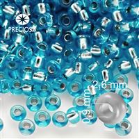 Preciosa Rocailles 9/0 2,6 mm Blau (08265) 20 g