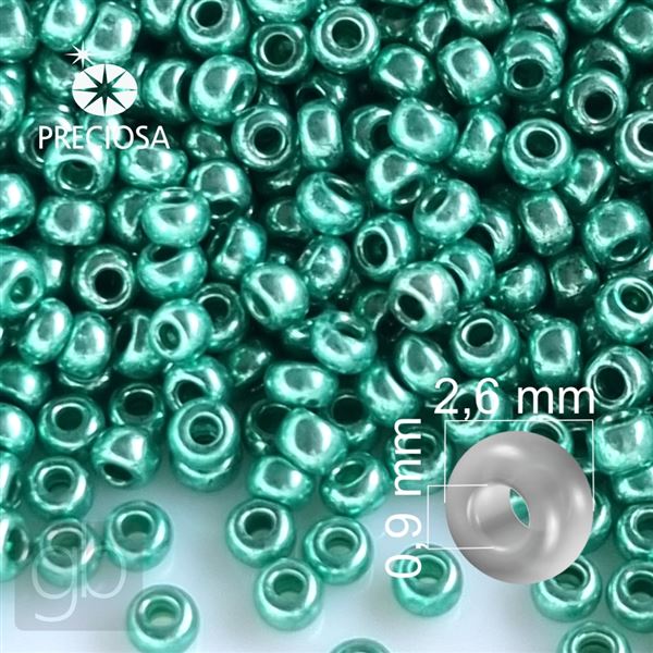 Preciosa Rocailles 9/0 2,6 mm Grn 18558 20 g