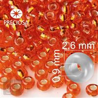 Preciosa Rocailles 9/0 2,6 mm Orange 97030 20 g