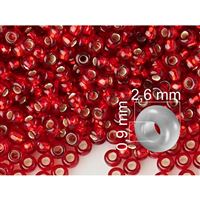 Preciosa Rocailles 9/0 2,6 mm Rot (97070) 20 g