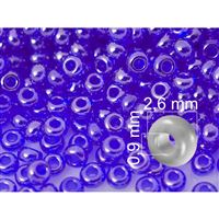 Preciosa Rocailles 9/0  2,6 mm Blau (36050) 20 g