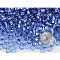 Preciosa Rocailles 9/0  2,6 mm Blau (37030) 20 g