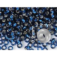 Preciosa Rocailles 9/0  2,6 mm Blau (67100) 20 g