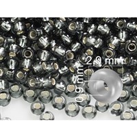 Preciosa Rocailles 9/0  2,6 mm Grau (47010) 20 g