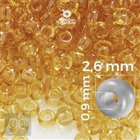 Preciosa Rocailles 9/0 2,6 mm Gelb 10050 20 g