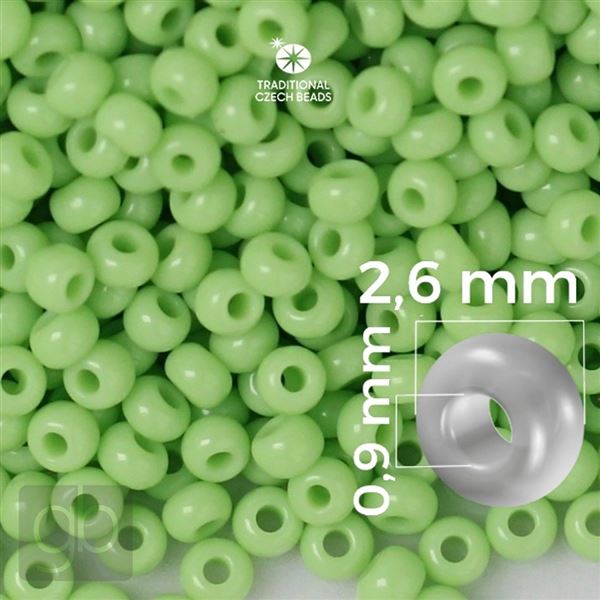 Preciosa Rocailles 9/0 2,6 mm Grn 53410 20 g