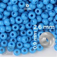Preciosa Rocailles 9/0 2,6 mm Blau 63050 20 g