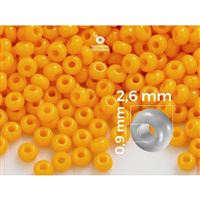 Preciosa Rocailles 9/0 2,6 mm Orange (93110) 20 g