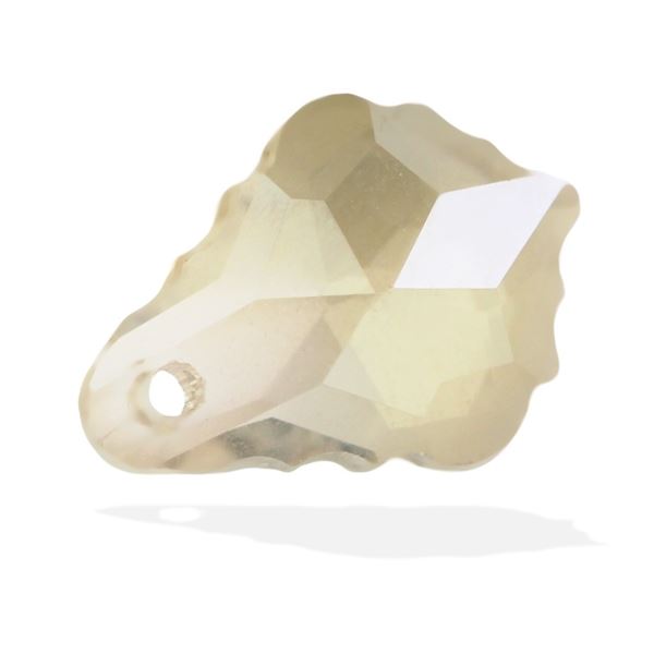 Sklen�n� Anh�nger brou�en� 16x11 mm