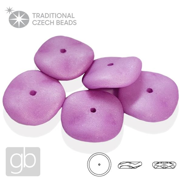 PRECIOSA RIPPLE 02010-29575 Rosa 12 mm 5 Stk