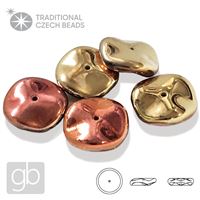 PRECIOSA RIPPLE 00030-98542 Gold Rose 12 mm 5 Stk
