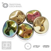 PRECIOSA RIPPLE 00030-98546 Golden Iris 12 mm 5 Stk