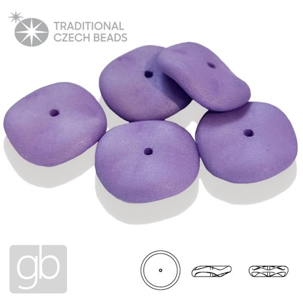 PRECIOSA RIPPLE 02010-29570 Lila 12 mm 5 Stk