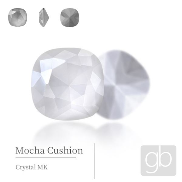 Rivoli Quadratische Form 12 mm Kristallwei