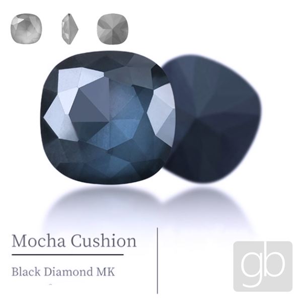 Rivoli Quadratische Form 12 mm Black Diamond