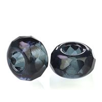 Perlen Shamballa 13x7 mm (Loch 5 mm) Blau MONTANA SAM055