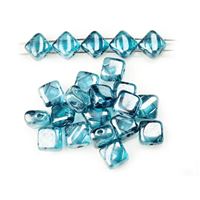 Silky Beads Dia 6x6 mm Blau (20210 14464)