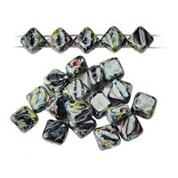 Silky Beads Dia 6x6 mm Schwarz travertin (23980 86805)