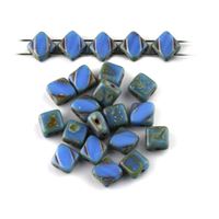 T.C. Silky Beads Dia 6 x 6,3 mm Modrá 33100 86800 5 g
