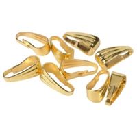 Clips Anhänger 7 mm GOLD  (4 Stck.)