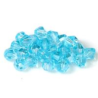 Glasschliffperle Bicone 3 mm Blue SL_F3_10