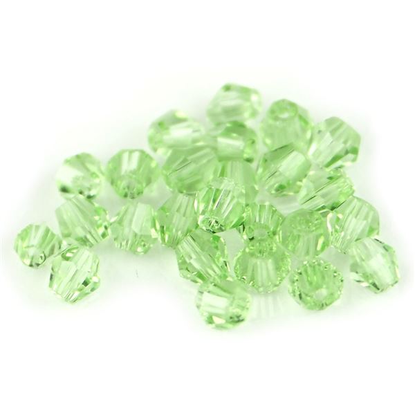 Glasschliffperle Bicone 3 mm Grn SL_F3_44