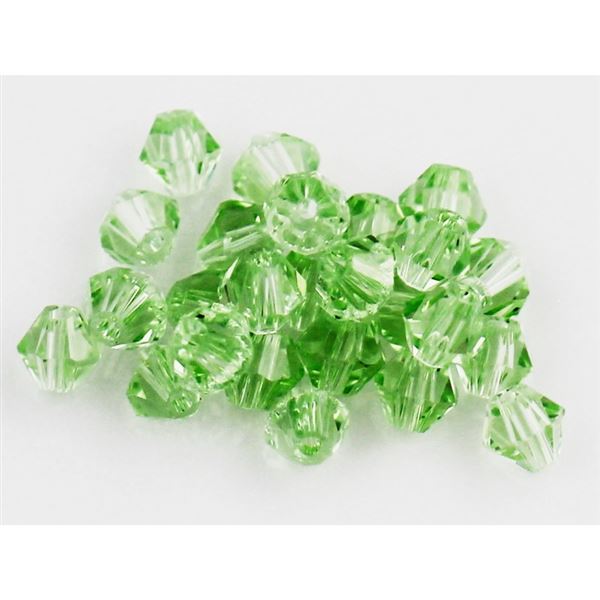 Feuerperlen Bicone 4 mm Gr�n SL_F4_100