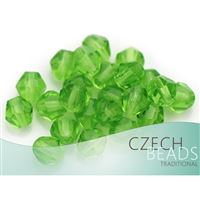 Glasschliffperle bi konisch 6 mm