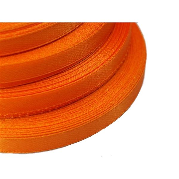 Satinband Orange 6 mm