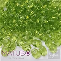 SUPERDUO MATUBO 50230-00000 Grün Olivine 10 g (ca. 125 Stck.)