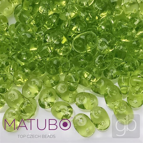 SUPERDUO MATUBO 50230-00000 Grn Olivine 10 g (ca. 125 Stck.)