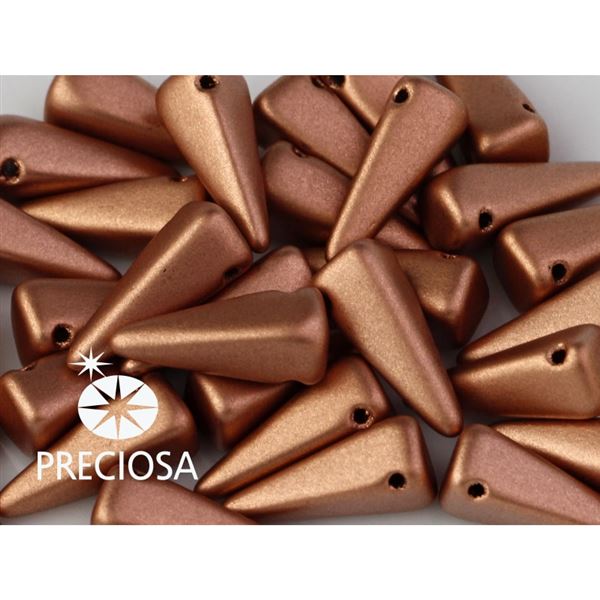 Preciosa VILLA Perlen 6x13 mm (6 St) Pyramide 00030 01770