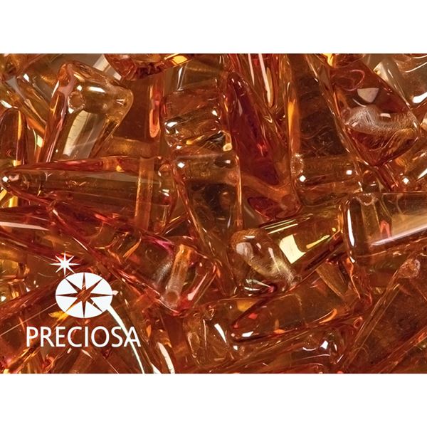 Preciosa VILLA Perlen 6x13 mm (6 St) Pyramide 00030 29121